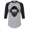 Unisex Three-Quarter Raglan Sleeve Baseball Jersey T-Shirt Thumbnail