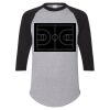 Unisex Three-Quarter Raglan Sleeve Baseball Jersey T-Shirt Thumbnail