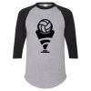 Unisex Three-Quarter Raglan Sleeve Baseball Jersey T-Shirt Thumbnail