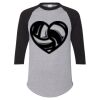 Unisex Three-Quarter Raglan Sleeve Baseball Jersey T-Shirt Thumbnail