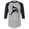 Unisex Three-Quarter Raglan Sleeve Baseball Jersey T-Shirt Thumbnail