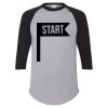 Unisex Three-Quarter Raglan Sleeve Baseball Jersey T-Shirt Thumbnail