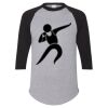 Unisex Three-Quarter Raglan Sleeve Baseball Jersey T-Shirt Thumbnail