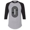 Unisex Three-Quarter Raglan Sleeve Baseball Jersey T-Shirt Thumbnail