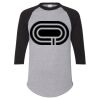 Unisex Three-Quarter Raglan Sleeve Baseball Jersey T-Shirt Thumbnail