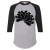 Unisex Three-Quarter Raglan Sleeve Baseball Jersey T-Shirt Thumbnail