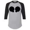 Unisex Three-Quarter Raglan Sleeve Baseball Jersey T-Shirt Thumbnail
