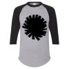 Unisex Three-Quarter Raglan Sleeve Baseball Jersey T-Shirt Thumbnail