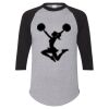 Unisex Three-Quarter Raglan Sleeve Baseball Jersey T-Shirt Thumbnail