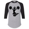 Unisex Three-Quarter Raglan Sleeve Baseball Jersey T-Shirt Thumbnail