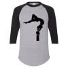 Unisex Three-Quarter Raglan Sleeve Baseball Jersey T-Shirt Thumbnail