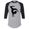Unisex Three-Quarter Raglan Sleeve Baseball Jersey T-Shirt Thumbnail