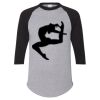 Unisex Three-Quarter Raglan Sleeve Baseball Jersey T-Shirt Thumbnail