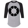 Unisex Three-Quarter Raglan Sleeve Baseball Jersey T-Shirt Thumbnail