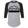 Unisex Three-Quarter Raglan Sleeve Baseball Jersey T-Shirt Thumbnail