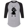 Unisex Three-Quarter Raglan Sleeve Baseball Jersey T-Shirt Thumbnail