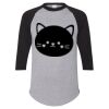 Unisex Three-Quarter Raglan Sleeve Baseball Jersey T-Shirt Thumbnail