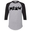 Unisex Three-Quarter Raglan Sleeve Baseball Jersey T-Shirt Thumbnail