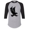 Unisex Three-Quarter Raglan Sleeve Baseball Jersey T-Shirt Thumbnail