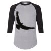 Unisex Three-Quarter Raglan Sleeve Baseball Jersey T-Shirt Thumbnail