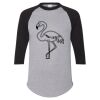 Unisex Three-Quarter Raglan Sleeve Baseball Jersey T-Shirt Thumbnail