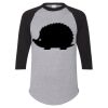 Unisex Three-Quarter Raglan Sleeve Baseball Jersey T-Shirt Thumbnail