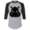 Unisex Three-Quarter Raglan Sleeve Baseball Jersey T-Shirt Thumbnail