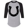 Unisex Three-Quarter Raglan Sleeve Baseball Jersey T-Shirt Thumbnail