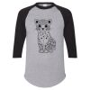 Unisex Three-Quarter Raglan Sleeve Baseball Jersey T-Shirt Thumbnail