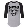 Unisex Three-Quarter Raglan Sleeve Baseball Jersey T-Shirt Thumbnail