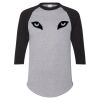 Unisex Three-Quarter Raglan Sleeve Baseball Jersey T-Shirt Thumbnail