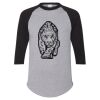 Unisex Three-Quarter Raglan Sleeve Baseball Jersey T-Shirt Thumbnail