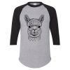 Unisex Three-Quarter Raglan Sleeve Baseball Jersey T-Shirt Thumbnail