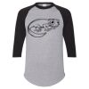 Unisex Three-Quarter Raglan Sleeve Baseball Jersey T-Shirt Thumbnail