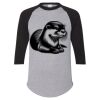 Unisex Three-Quarter Raglan Sleeve Baseball Jersey T-Shirt Thumbnail