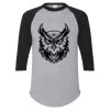 Unisex Three-Quarter Raglan Sleeve Baseball Jersey T-Shirt Thumbnail