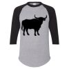 Unisex Three-Quarter Raglan Sleeve Baseball Jersey T-Shirt Thumbnail