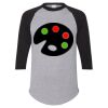 Unisex Three-Quarter Raglan Sleeve Baseball Jersey T-Shirt Thumbnail