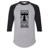 Unisex Three-Quarter Raglan Sleeve Baseball Jersey T-Shirt Thumbnail