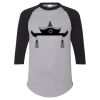 Unisex Three-Quarter Raglan Sleeve Baseball Jersey T-Shirt Thumbnail