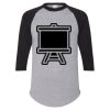 Unisex Three-Quarter Raglan Sleeve Baseball Jersey T-Shirt Thumbnail