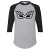 Unisex Three-Quarter Raglan Sleeve Baseball Jersey T-Shirt Thumbnail