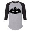 Unisex Three-Quarter Raglan Sleeve Baseball Jersey T-Shirt Thumbnail