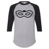 Unisex Three-Quarter Raglan Sleeve Baseball Jersey T-Shirt Thumbnail