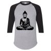 Unisex Three-Quarter Raglan Sleeve Baseball Jersey T-Shirt Thumbnail