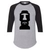 Unisex Three-Quarter Raglan Sleeve Baseball Jersey T-Shirt Thumbnail