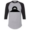 Unisex Three-Quarter Raglan Sleeve Baseball Jersey T-Shirt Thumbnail