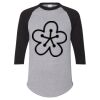 Unisex Three-Quarter Raglan Sleeve Baseball Jersey T-Shirt Thumbnail