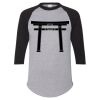 Unisex Three-Quarter Raglan Sleeve Baseball Jersey T-Shirt Thumbnail