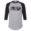 Unisex Three-Quarter Raglan Sleeve Baseball Jersey T-Shirt Thumbnail